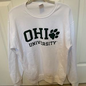 Ohio University White Sweatshirt